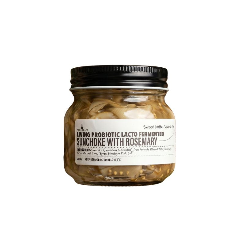 Living Lacto-Fermented Sunchoke with Rosemary - 200g
Foodcraft Online Store