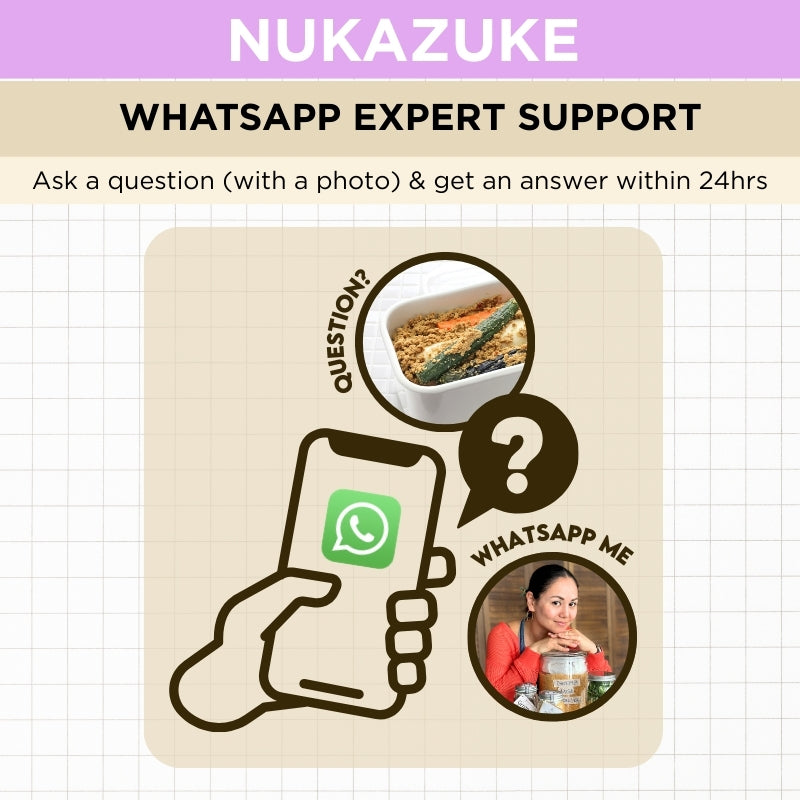Nukazuke Rookie Lifeline – 1-Month WhatsApp Coaching Foodcraft Online Store
