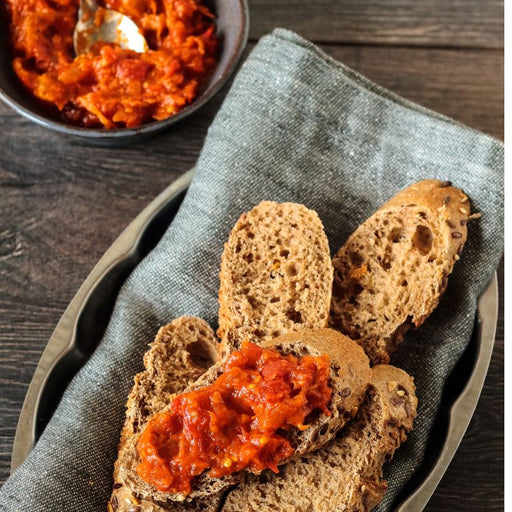 Naoumidis Piperoktima Sun-dried Pepper Spread With Garlic From Original Florina Peppers - Foodcraft Online Store