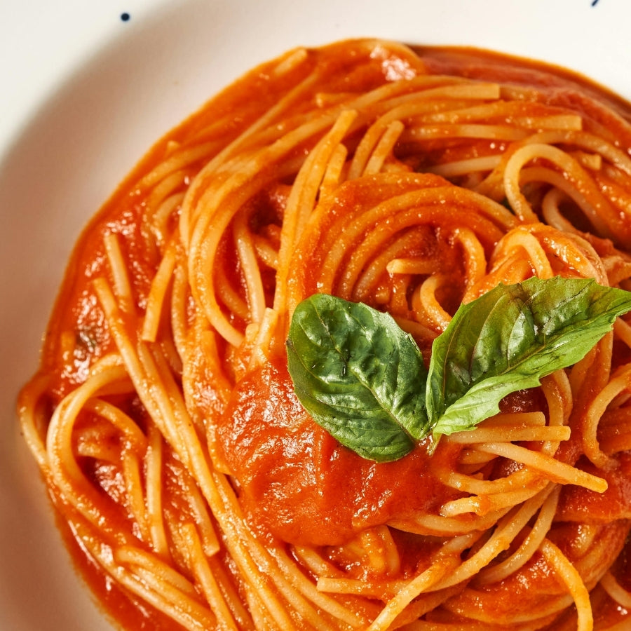 Pasta made with 
Organic Arrabbiata Sauce 500g | Premium Italian Spicy Tomato Pasta Sauce with Organic Tomatoes, Fresh Basil & Chili Peppers | Foodcraft Online Store