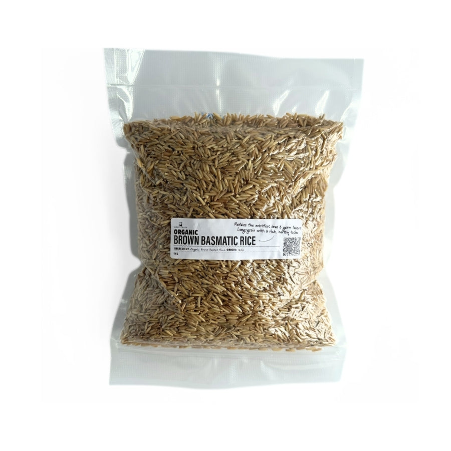 Organic Brown Basmati Rice - 1kg - FoodCraft Online Store 