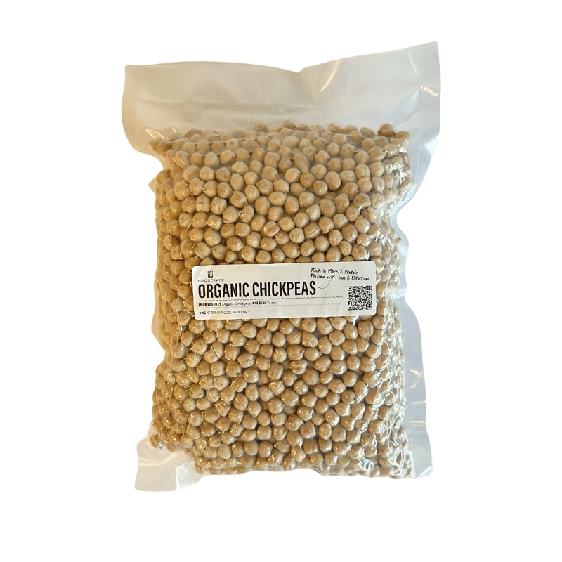 Organic Chickpeas - 1kg - FoodCraft Online Store 