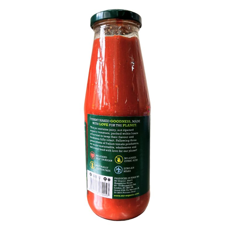 Mr Organic Italian Organic Passata Rustica - 690g - Foodcraft Online Store