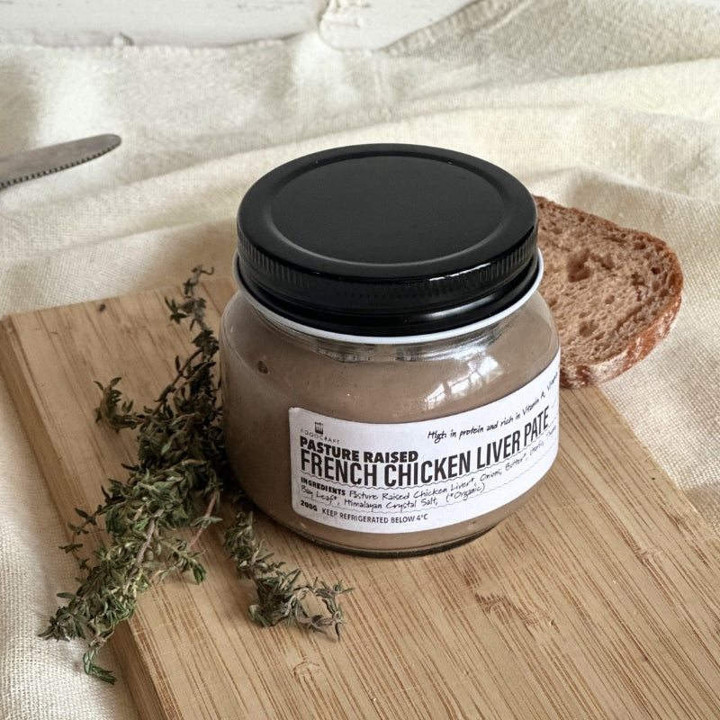 Pasture Raised French Chicken Liver Pate - 200g
Foodcraft Online Store