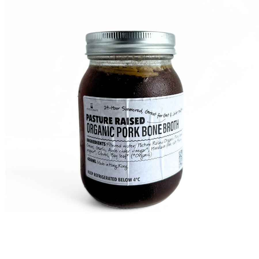 Organic Pasture Raised Pork Bone Broth - 450ml Foodcraft Online Store