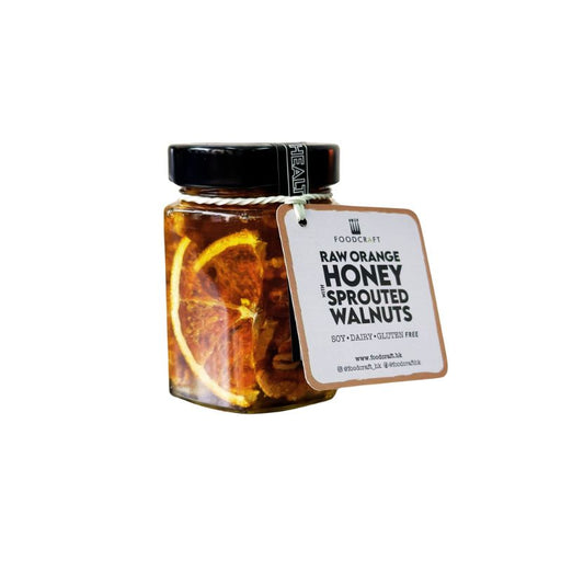 Raw Orange Honey with Sprouted Walnuts -  Foodcraft Online Store