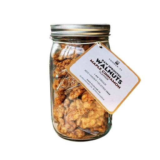 Raw Sprouted Walnuts Maple Cinnamon Flavor - Foodcraft Online Store