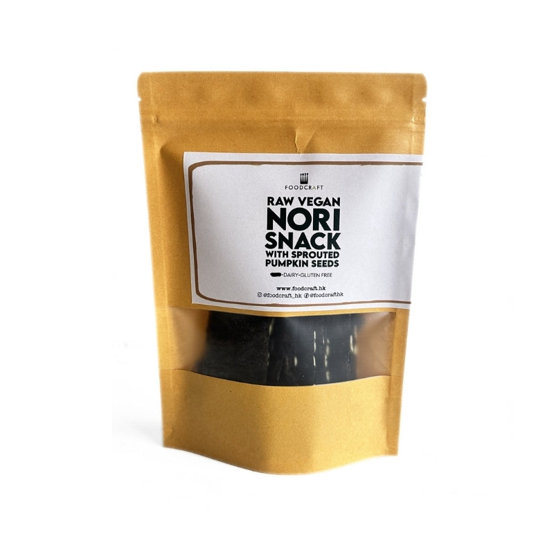 Raw Nori Snack with Raw Sprouted Pumpkin Seeds - 40g - Foodcraft Online Store