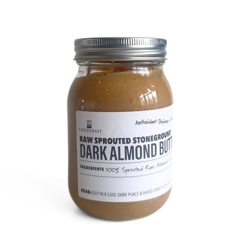 Raw Sprouted Dark Almond Butter - Foodcraft Online Store