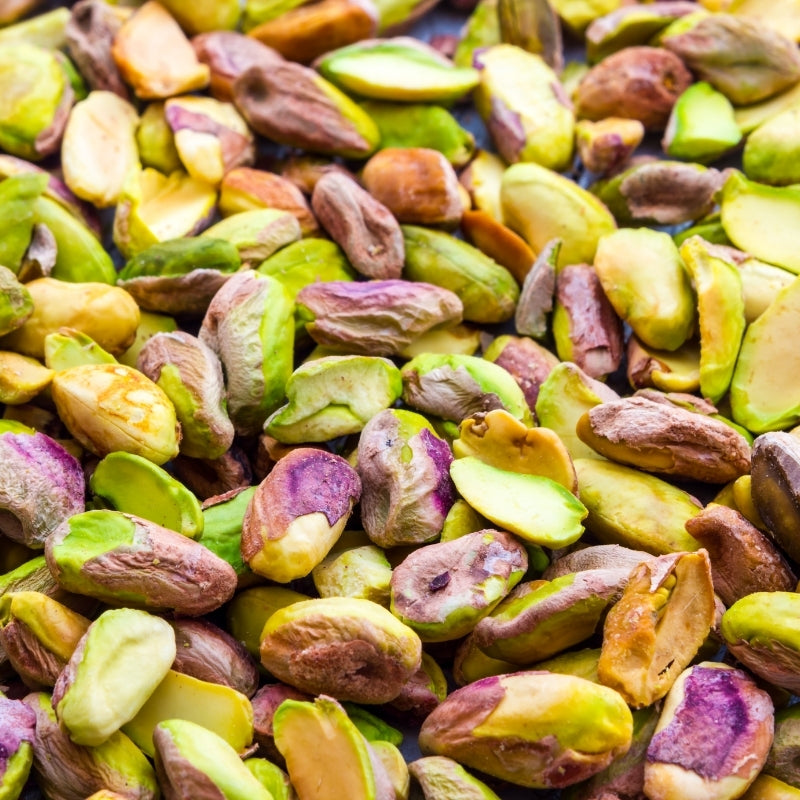 Close up of Raw Sprouted Organic Pistachios from Greece - 400g