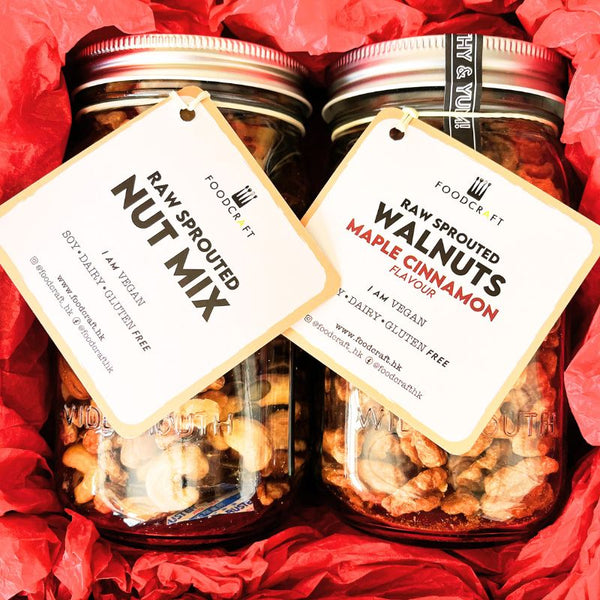 Raw Sprouted Nuts Gift Set - Sweet & Plain – FoodCraft Online Store