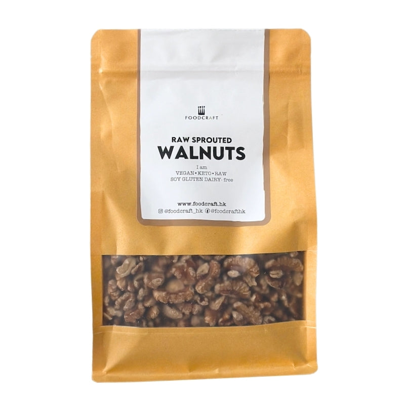 Raw Sprouted Walnuts - 454g - FoodCraft Online Store 