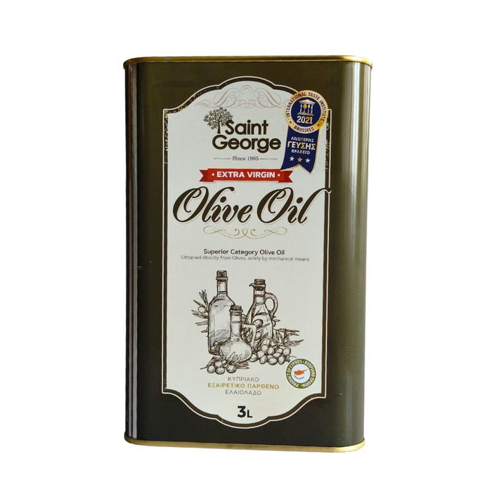 Saint George Cyprus Extra Virgin Olive Oil - 3L