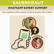 Sauerkraut Rookie Lifeline – 1-Month WhatsApp Coaching