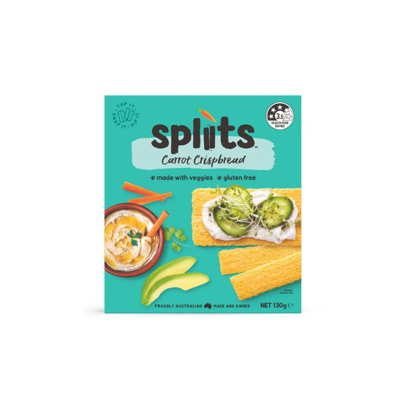 Spliits Gluten Free Carrot Crispbread - Foodcraft Online Store