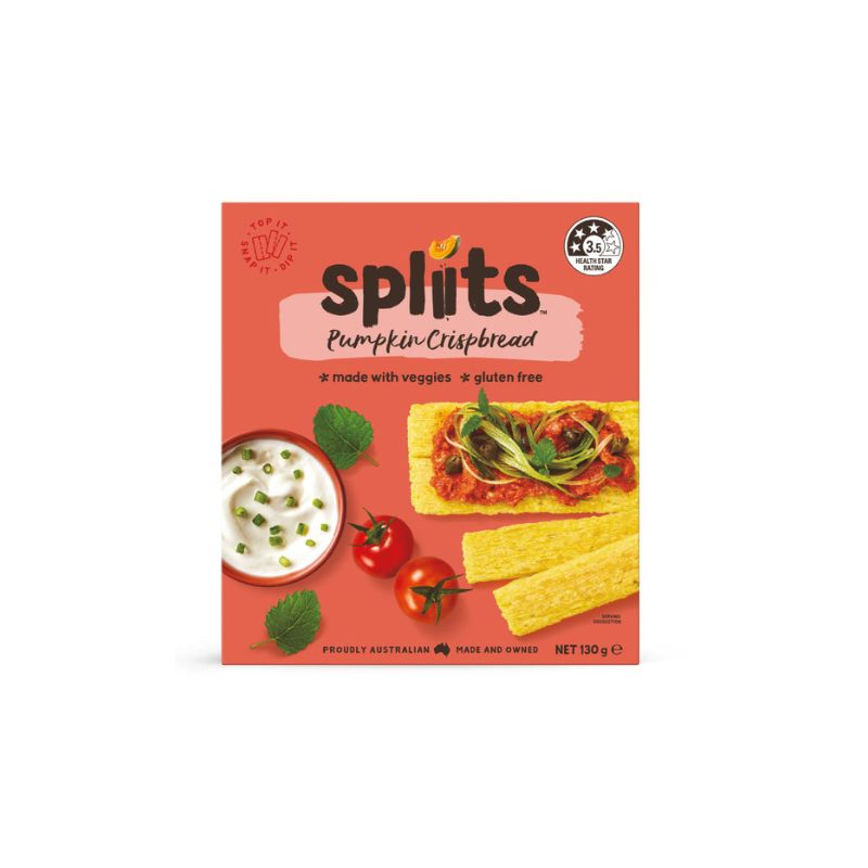 Spliits Gluten Free Pumpkin Crispbread - Foodcraft Online Store