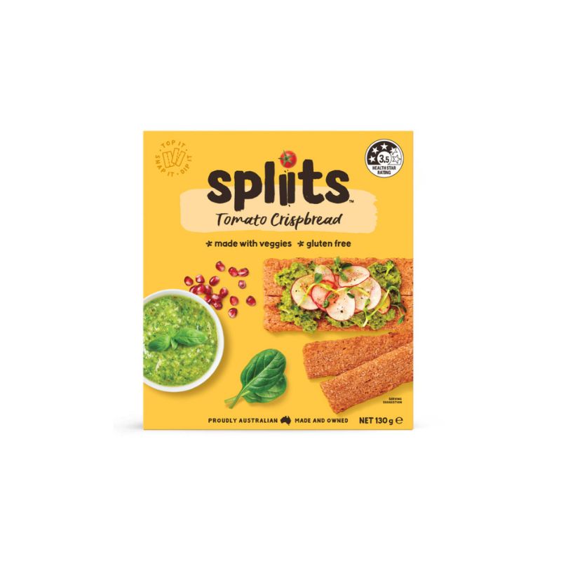 Spliits Gluten Free Tomato Crispbread - Foodcraft Online Store