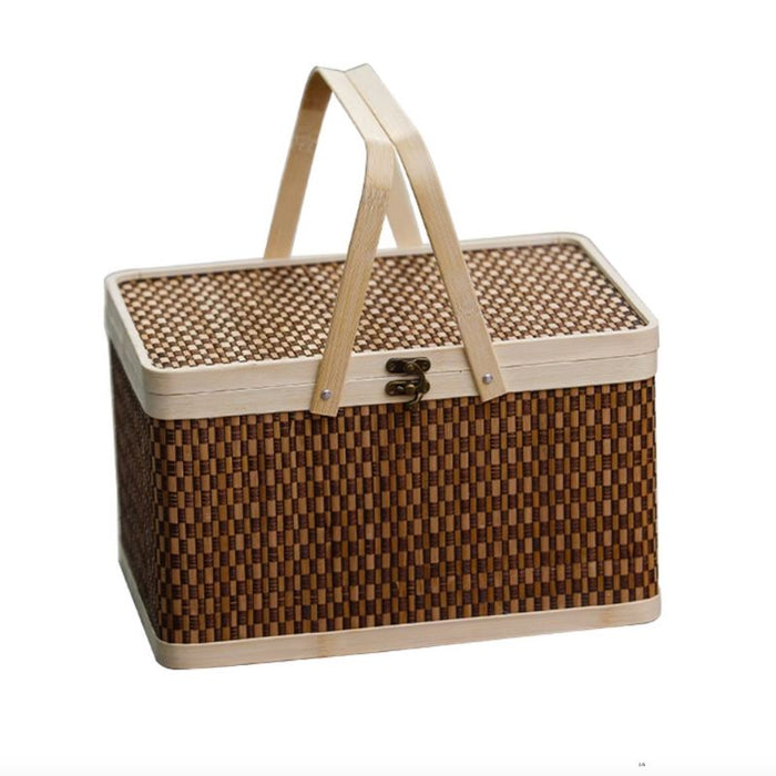 Sustainable Bamboo Gift Basket - Foodcraft Online Store