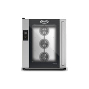 UNOX-BAKERLUX SHOP.Pro™ LED Commercial convection ovens with humidity-10 trays with UNOX branding on a white background