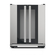 Stainless UNOX Proofer UNOX-LIEVOX Proofers - XEKPT-08HS-C with black glass doors on a white background