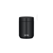 A matte black THERMOS Vacuum Insulated Food Jar - 500ml featuring the white Thermos logo near the bottom, centered on a plain white background.