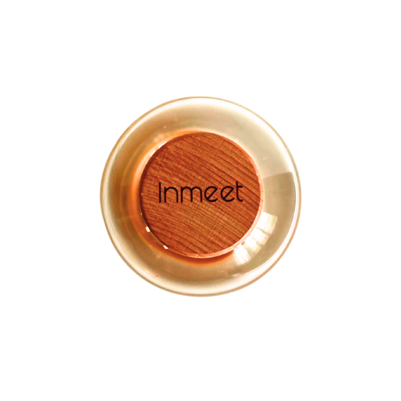 Infused Water Bottle - 450ml Glass Carafe with Removable Base & Wooden Lid - Foodcraft Online Store