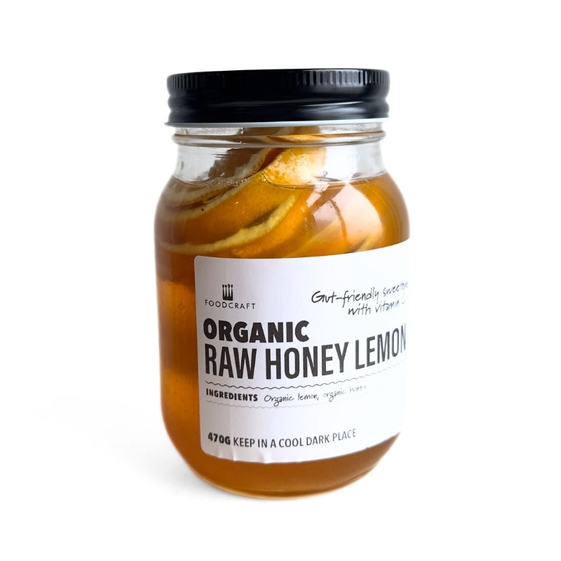Organic Raw Honey Lemon - 470g Foodcraft Online Store
