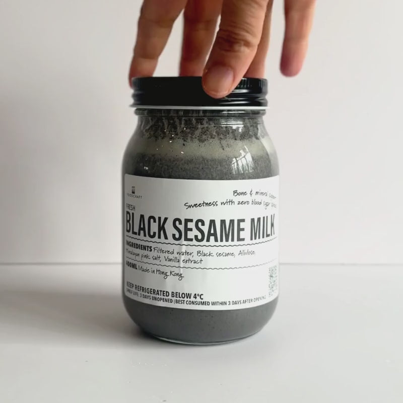 Load video: Black Sesame Seed Milk - 400ml
Foodcraft Online Store