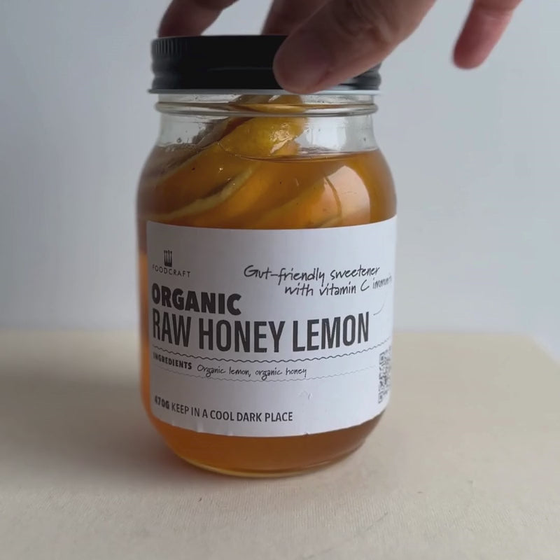 Organic Raw Honey Lemon - 470g Foodcraft Online Store