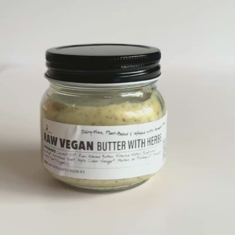 Load video: Raw Vegan Butter with Herbs- 180g
Foodcraft Online Store