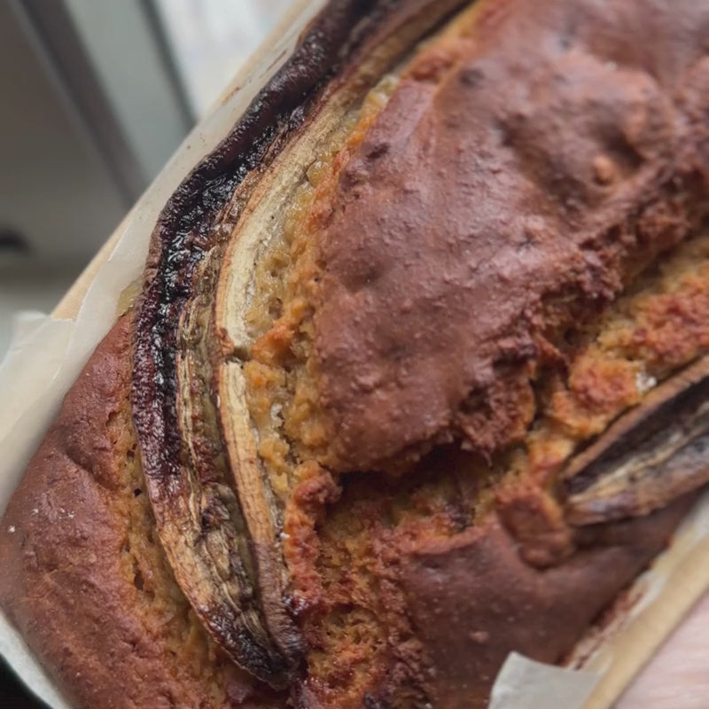 Load video: Gluten Free Vegan Banana Bread with Sprouted Walnuts - 550g Foodcraft Online Store