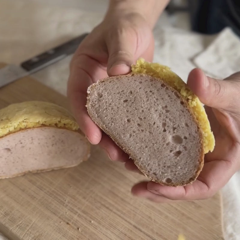 Load video: Gluten Free Vegan Sourdough Pineapple Bun - 2 pc