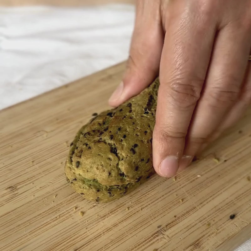 Load video: Gluten Free Vegan Tofu Bread Stick with Matcha &amp; Black Sesame - 3pc
Foodcraft Online Store
