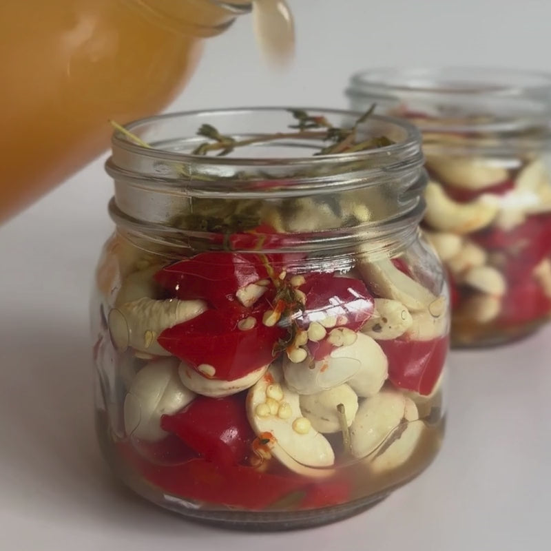 Load video: Lacto-Fermented Cashews with Red Jalapeno Pickles - 150g
Foodcraft Online Store