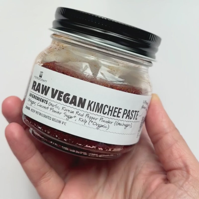 Load video: Raw Vegan Kimchee Paste - 200g Foodcraft Online Store
