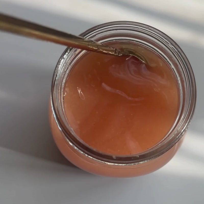 Load video: A vide of a spoon swirling Italian Red Fleshed Apple &amp; Cinnamon Water Kefir - 400ml (Foodcraft Online Store)
