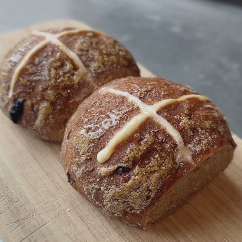 Gluten Free Vegan Sourdough Hot Cross Buns - 2 pc 
Foodcraft Online Store