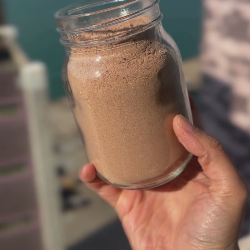 Load video: Video of Organic Raw Sugar Free Chocolate Drink Mix - 100g