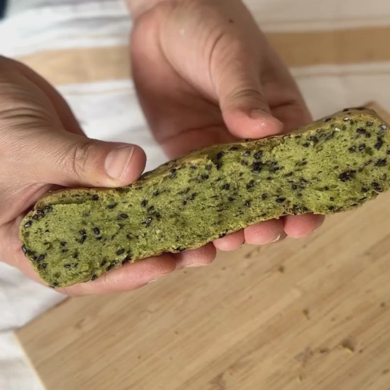 Gluten Free Vegan Tofu Bread Stick with Matcha & Black Sesame - 3pc
Foodcraft Online Store