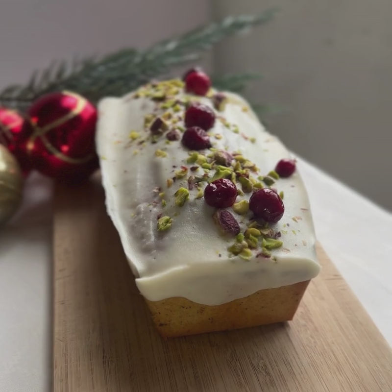 Gluten Free Keto Christmas Cranberry Cake - 620g