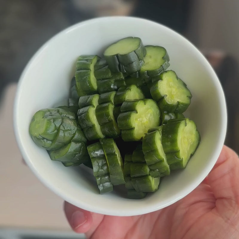 Video of a close up of Living Probiotic Nukazuke Cucumber Pickles - 160g
Foodcraft Online Store