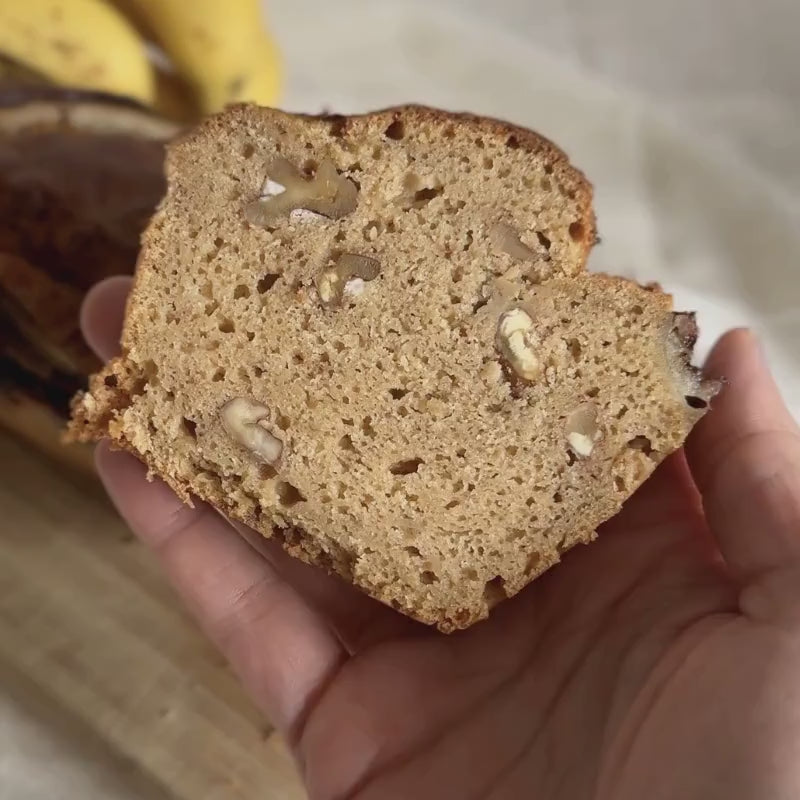 Load video: Gluten Free Vegan Banana Bread with Sprouted Walnuts - 380g (set of 2)
Foodcraft Online Store