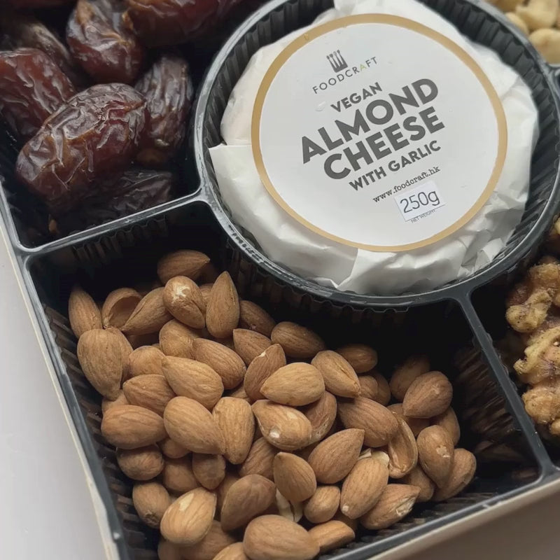 Video of Artisanal Gluten Free Vegan Cheese & Sprouted Nuts Platter - Almond Garlic Cheese
Foodcraft Online Store