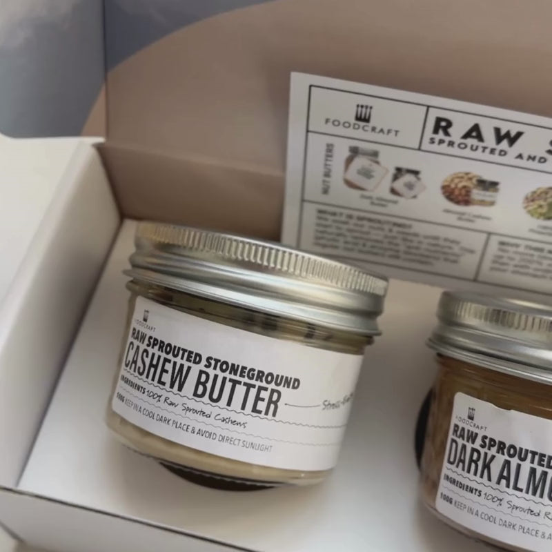 Stone Ground Butter Gift Set - 100g x 4 Flavors Foodcraft Online Store