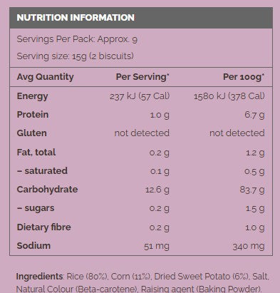 Spliits Gluten Free Sweet Potato Crispbread - Foodcraft Online Store