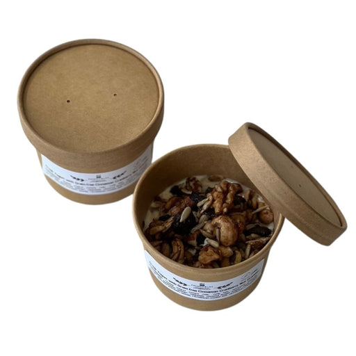 Grain-free Cinnamon Cranberry Nut Granola with Greek Yogurt Cup - 195g x 2 - FoodCraft Online Store