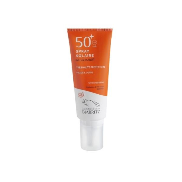 ALGA MARIS Certified Organic Sunscreen Spray SPF50+  - 100ml - FoodCraft Online Store 