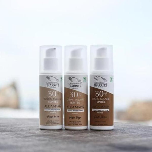 ALGA MARIS Certified Organic Tinted Face Sunscreen SPF30 (Beige) - 50ml - FoodCraft Online Store 