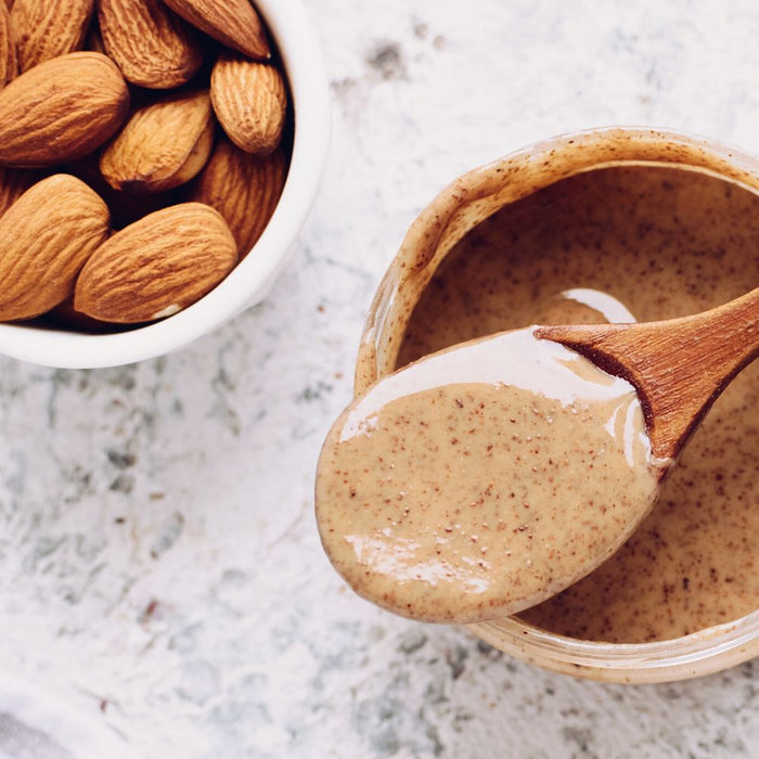 Raw Sprouted Dark Almond Butter - 454g