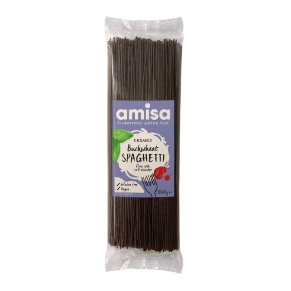 Amisa Organic Gluten-Free Buckwheat Spaghetti - 500g - FoodCraft Online Store 